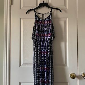Multi-colour maxi dress